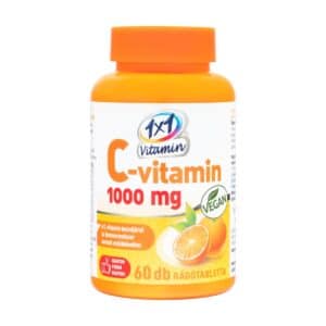 1x1 Vitamin C-vitamin 1000 mg narancs ízű rágótabletta - 60db
