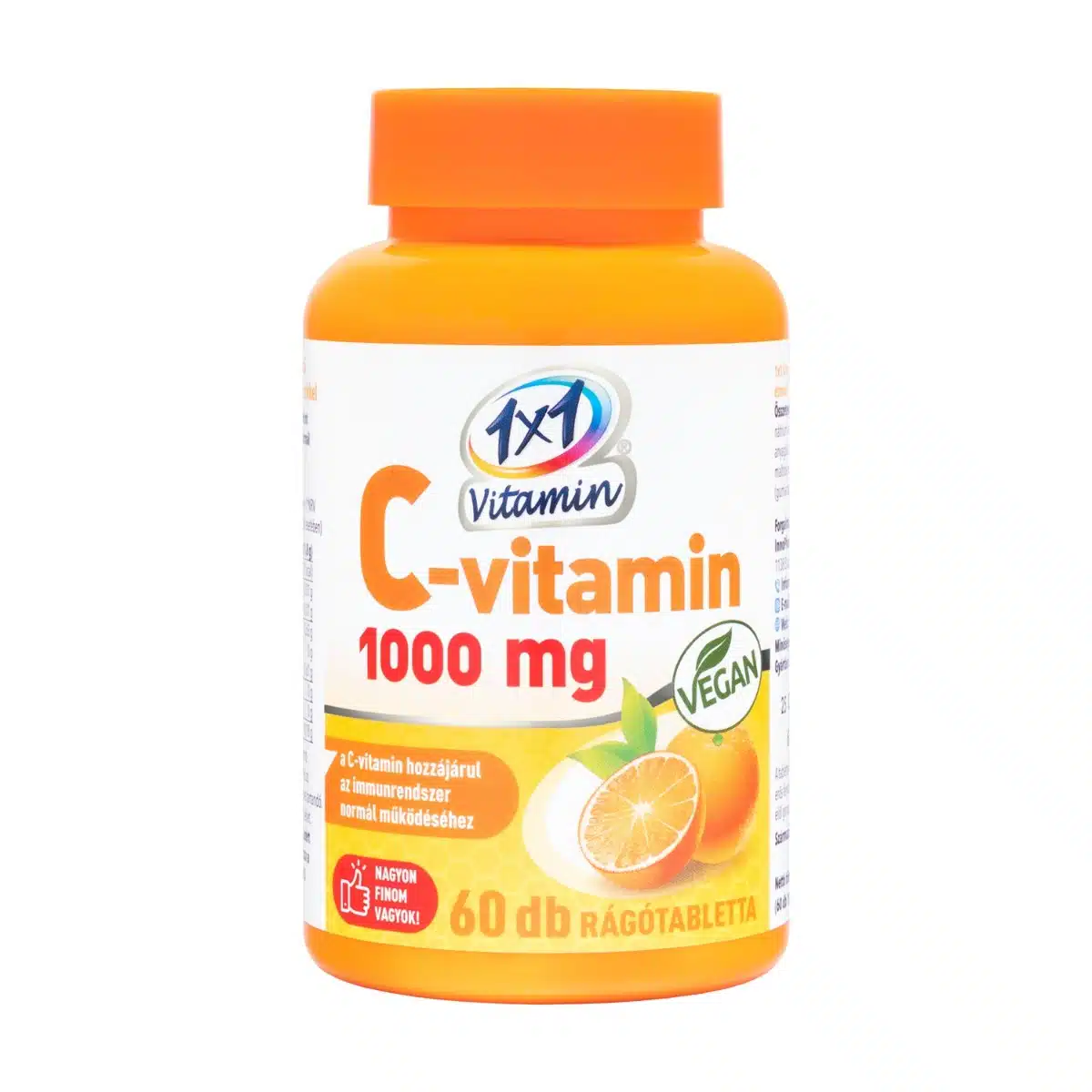 1x1 Vitamin C-vitamin 1000 mg narancs ízű rágótabletta - 60db 1 1x1 Vitamin C-vitamin 1000 mg narancs ízű rágótabletta - 60db