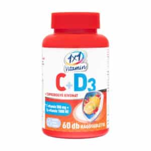 1x1 Vitamin C-vitamin 500mg + D3-vitamin 1000NE rágótabletta - 60db