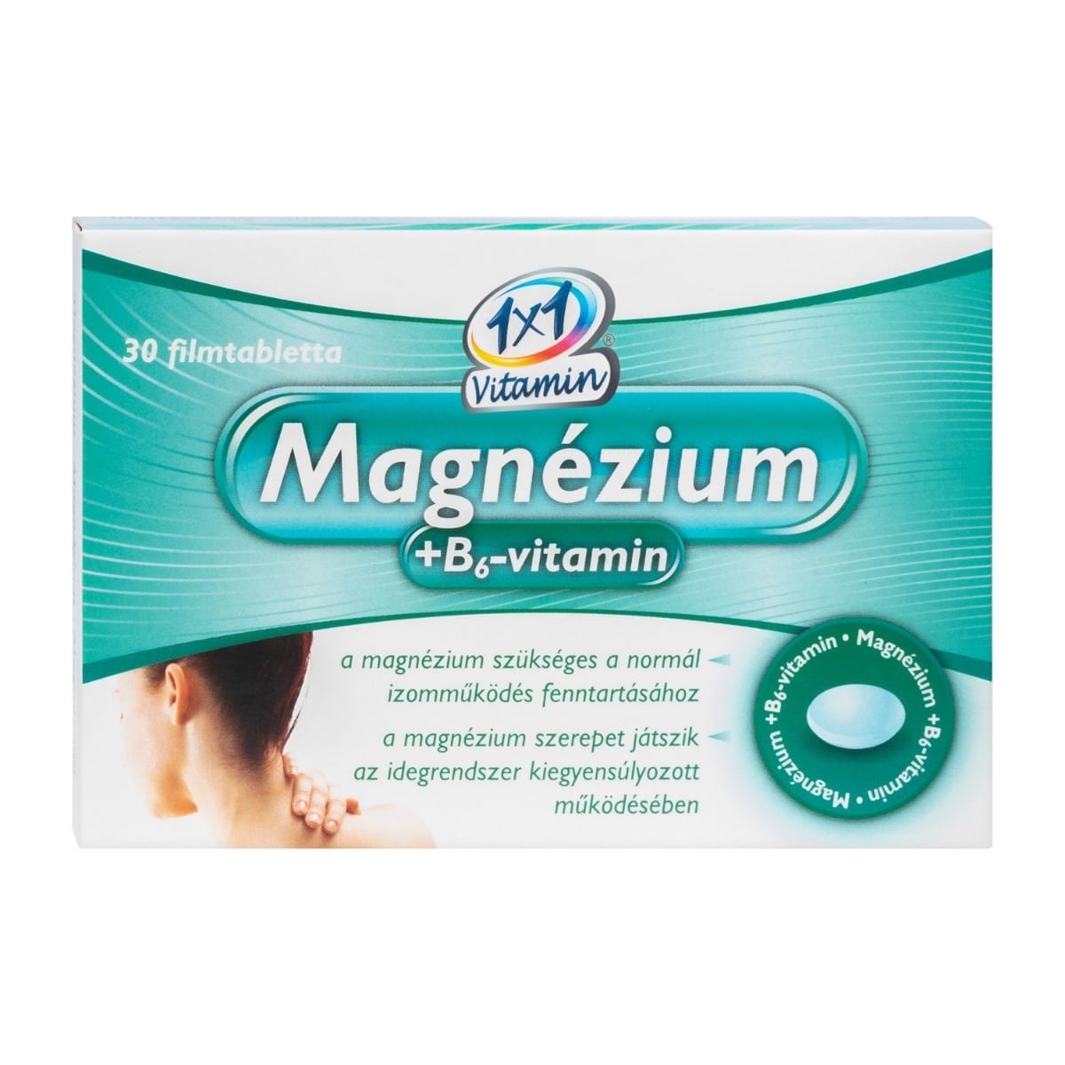 1x1 Vitamin magnézium + B6-vitamin filmtabletta - 30db 1 1x1 Vitamin magnézium + B6-vitamin filmtabletta - 30db