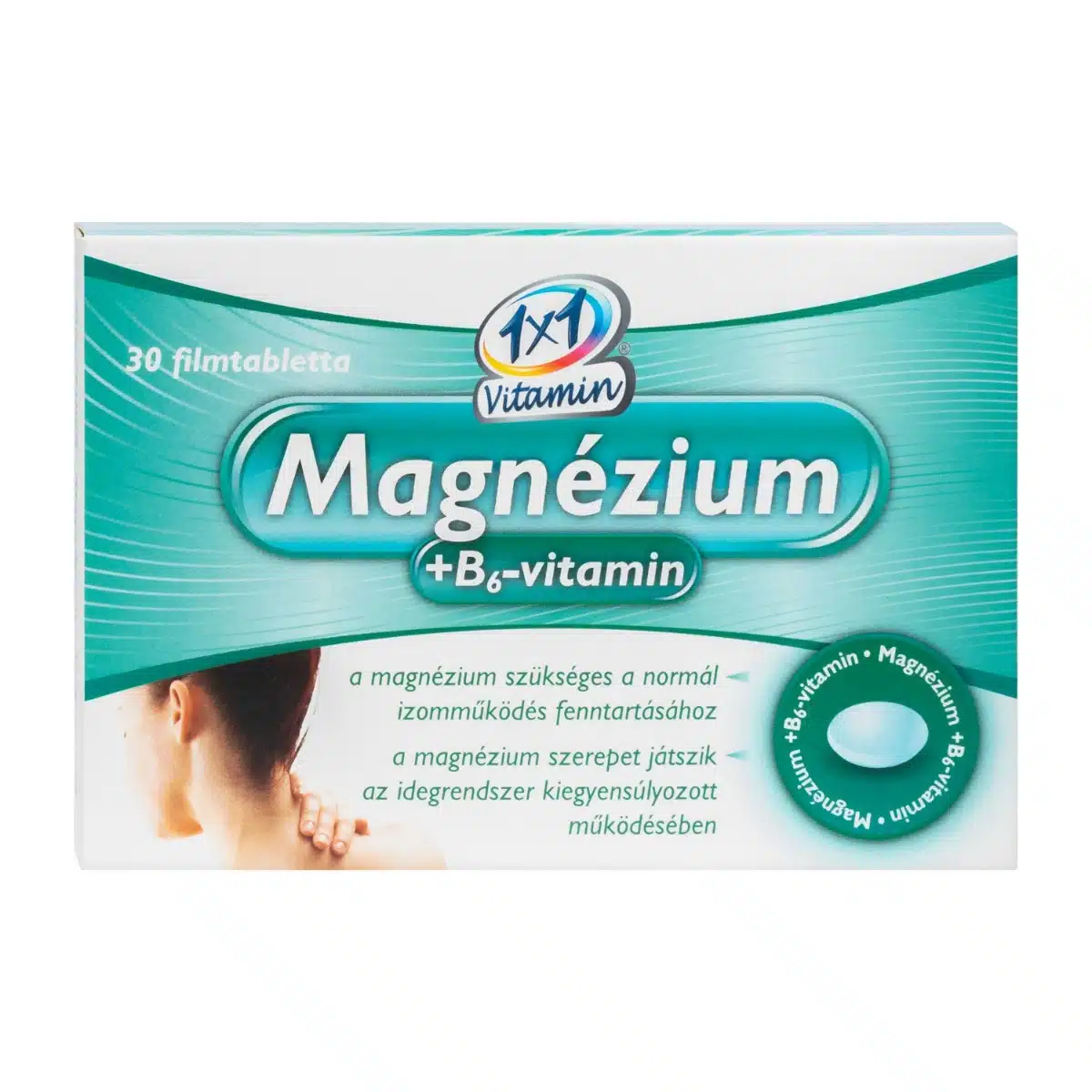 1x1 Vitamin magnézium + B6-vitamin filmtabletta - 30db 1 1x1 Vitamin magnézium + B6-vitamin filmtabletta - 30db