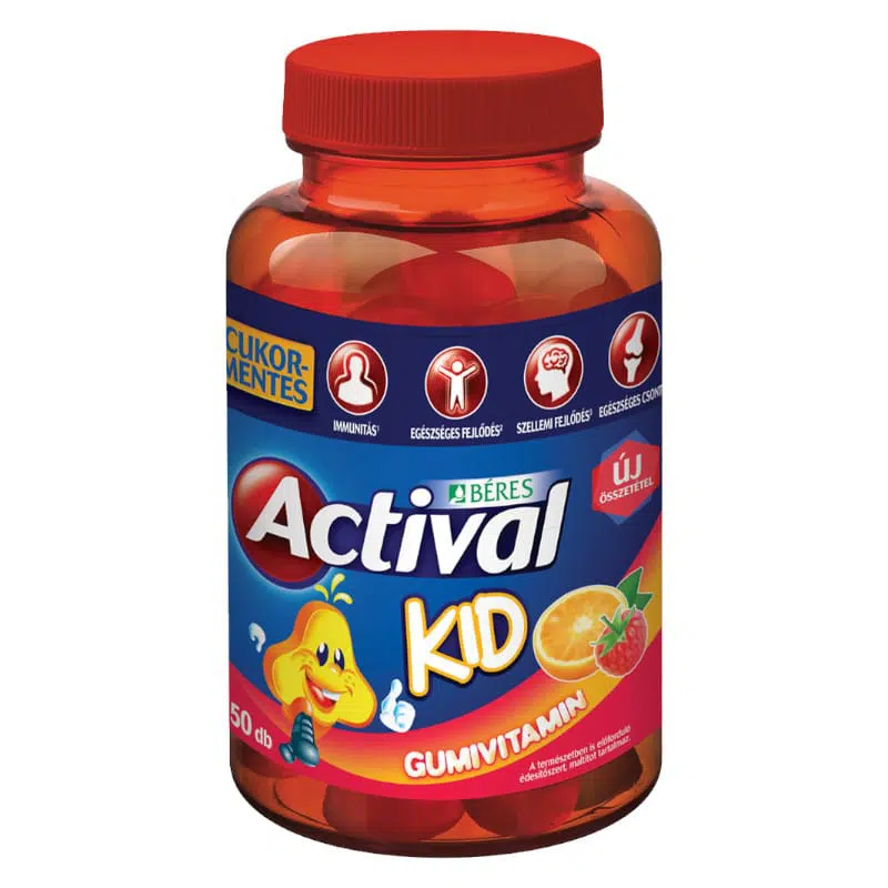 Béres Actival kid gumivitamin - 50db 1 Béres Actival kid gumivitamin - 50db
