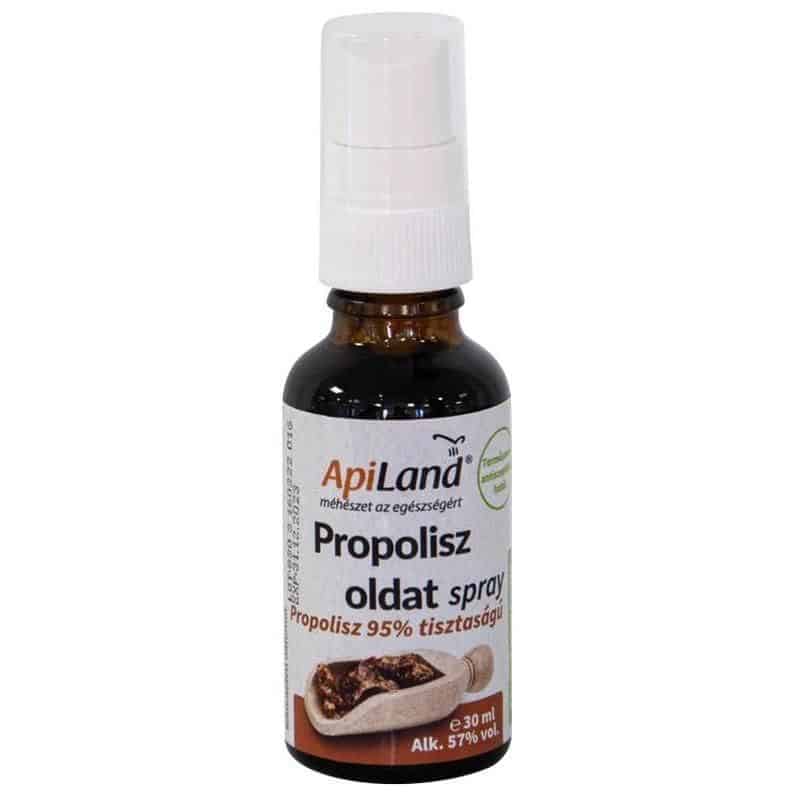 Apiland 95%-os tisztságú propolisz oldat szórófejes - 30ml 1 Apiland 95%-os tisztaságú propolisz oldat szórófejes - 30ml