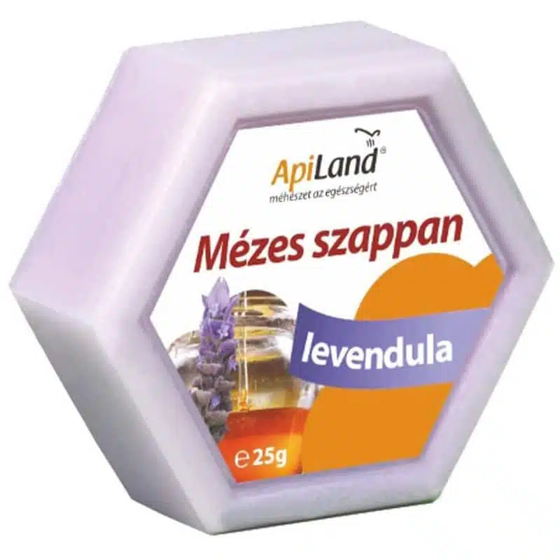 Apiland mézes, levendulás szappan - 100g 1 Apiland mézes, levendulás szappan - 100g