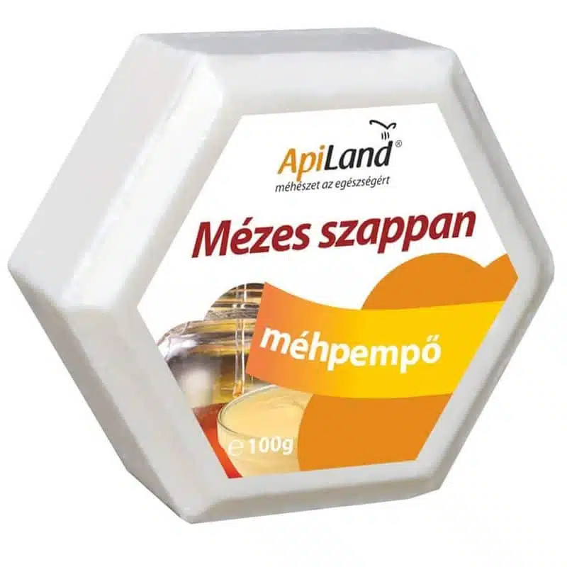 Apiland mézes, méhpempős szappan - 100g 1 Apiland mézes, méhpempős szappan - 100g