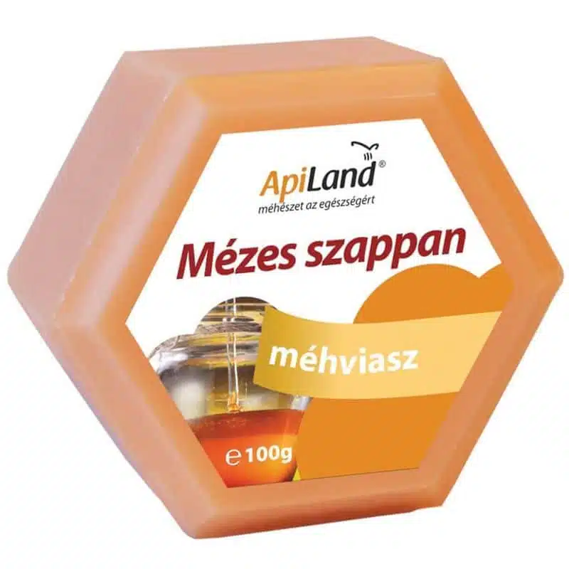 Apiland mézes, méhviaszos szappan - 100g 1 Apiland mézes, méhviaszos szappan - 100g