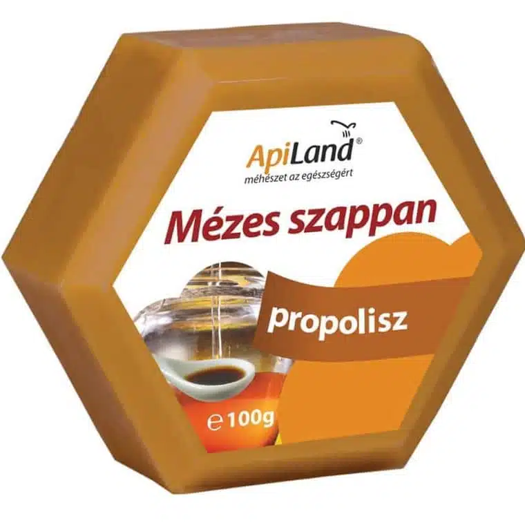 Apiland mézes, propoliszos szappan - 100g 1 Apiland mézes, propoliszos szappan - 100g