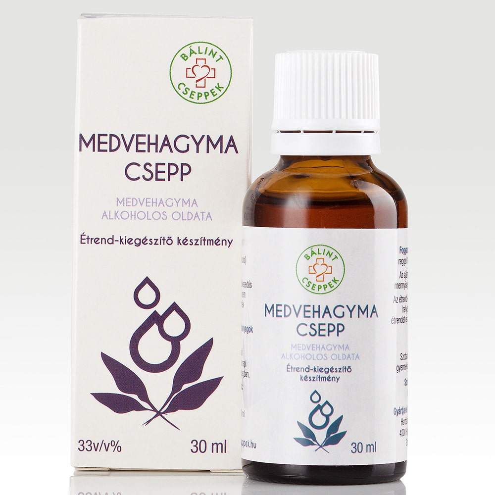 Bálint Cseppek medvehagyma csepp - 30 ml 1 Bálint Cseppek medvehagyma csepp – 30 ml