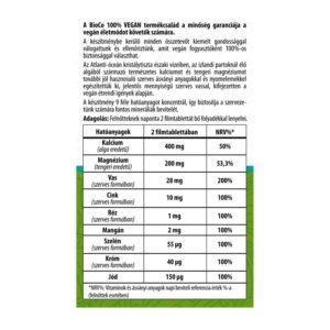 BioCo 100% VEGAN Alga Kalcium & Tengeri Magnézium filmtabletta - 60db - Image 2