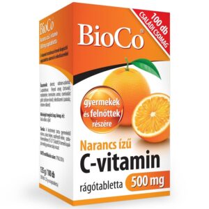 BioCo C-vitamin 500mg narancs ízű rágótabletta
