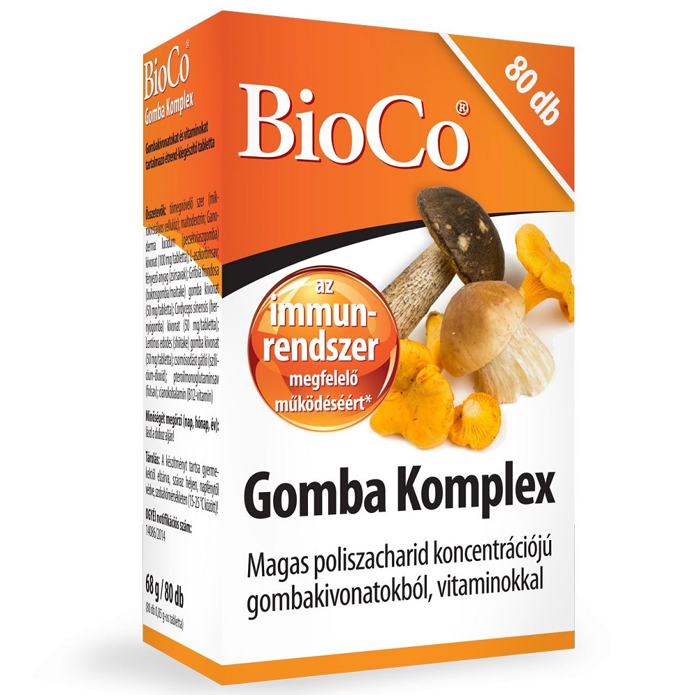 BioCo Gomba Komplex tabletta - 80db 1 BioCo Gomba Komplex tabletta - 80db