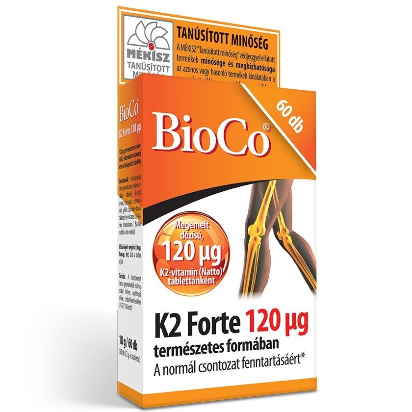 BioCo K2 Forte 120µg tabletta - 60db 1 BioCo K2 Forte 120µg tabletta