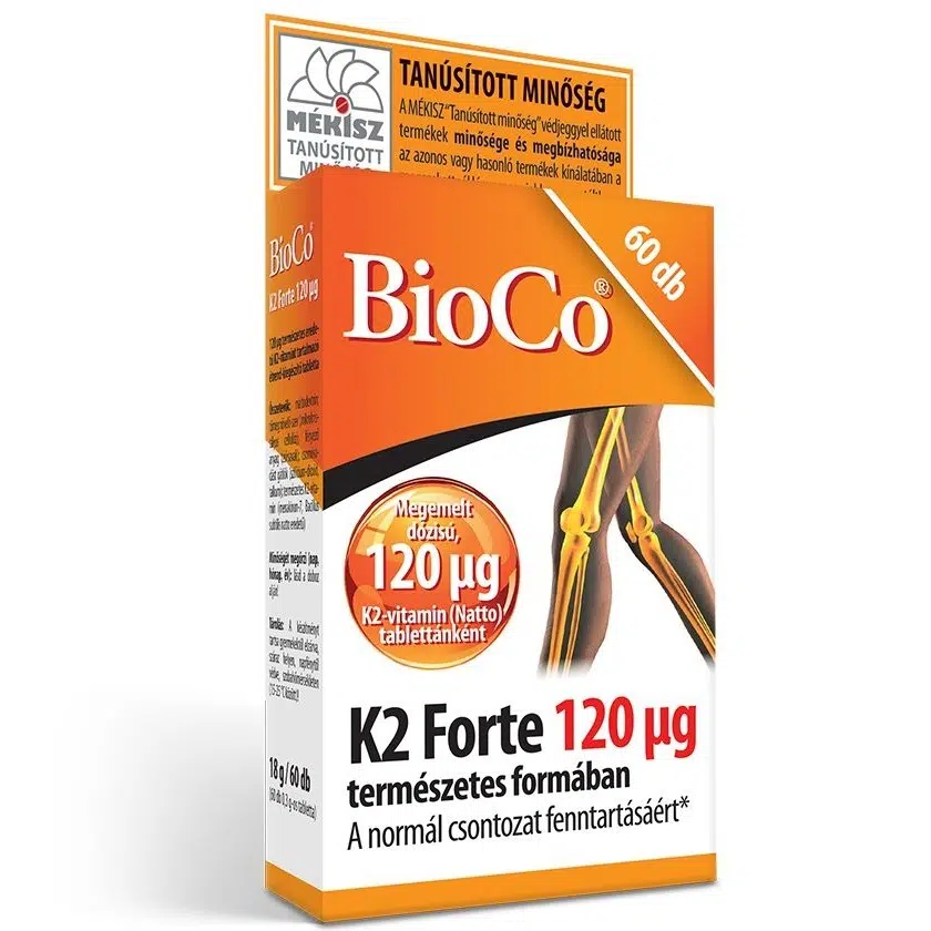 BioCo K2 Forte 120µg tabletta - 60db 1 BioCo K2 Forte 120µg tabletta