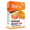 BioCo Kurkuma kivonat 7500 Tömjénfa kivonattal kapszula