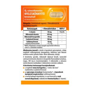 BioCo Mikronizált Diozmin + Heszperidin filmtabletta - 60db 3 BioCo Mikronizált Diozmin + Heszperidin filmtabletta - 60db - Image 2
