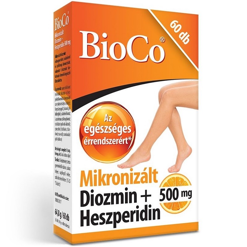 BioCo Mikronizált Diozmin + Heszperidin filmtabletta - 60db 1 BioCo Mikronizált Diozmin + Heszperidin filmtabletta - 60db