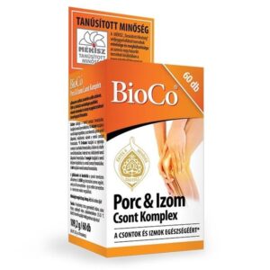 BioCo Porc & Izom Csont Komplex kondroitinnel tabletta - 60db