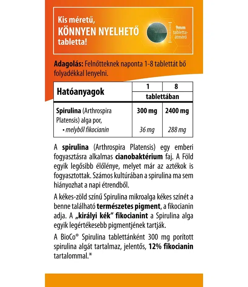 BioCo Spirulina MEGAPACK - 200db 2 BioCo Spirulina MEGAPACK - 200db - Image 2