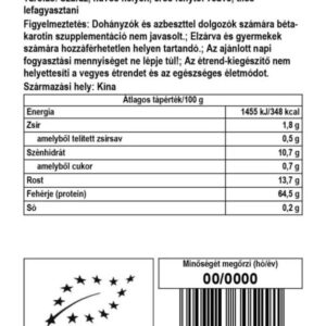 BioMenü Bio Chlorella algapor - 125g 3 BioMenü Bio Chlorella algapor - 125g - Image 2