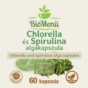 BioMenü Bio Chlorella és Spirulina algakapszula - 60db 3 BioMenü Bio Chlorella és Spirulina algakapszula - 60db - Image 2
