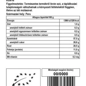 BioMenü Bio zselatinizált Macagyökérpor - 250g 3 BioMenü Bio zselatinizált Macagyökérpor - 250g - Image 2