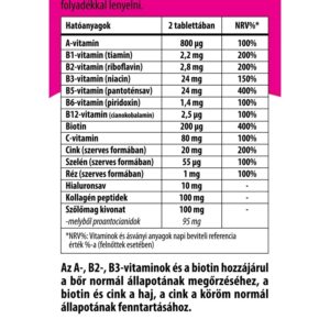 BioCo Szépség EXTRA tabletta - 60db 3 BioCo Szépség EXTRA tabletta - 60db - Image 2