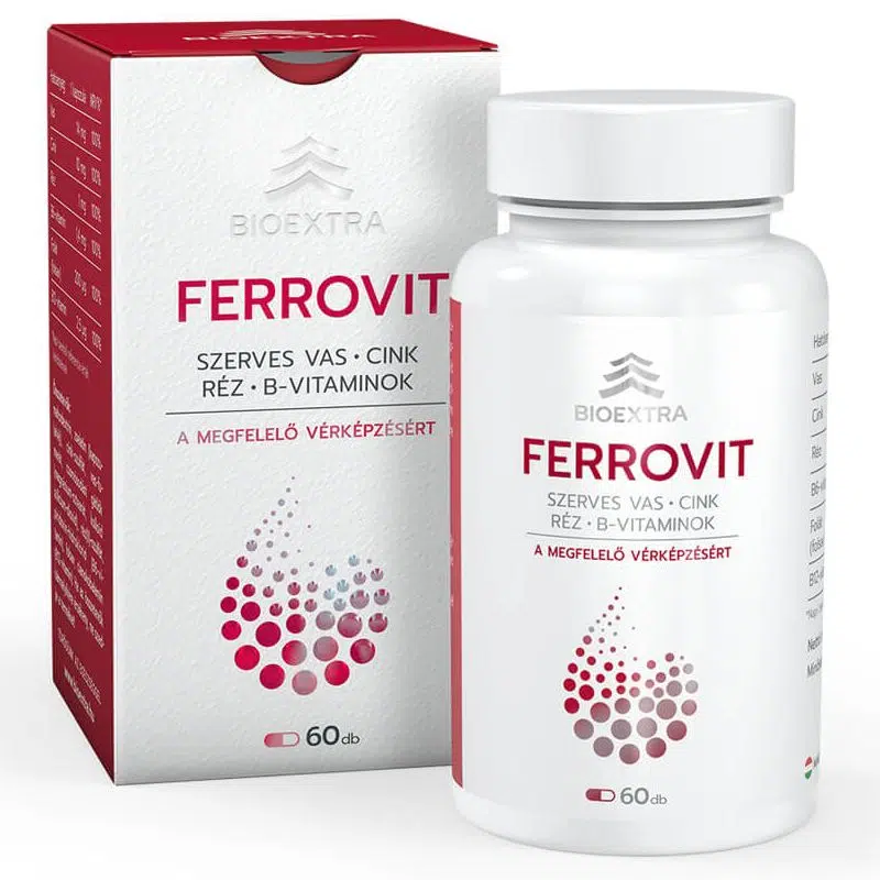 Bioextra Ferrovit kapszula - 60db 1 Bioextra Ferrovit kapszula - 60db