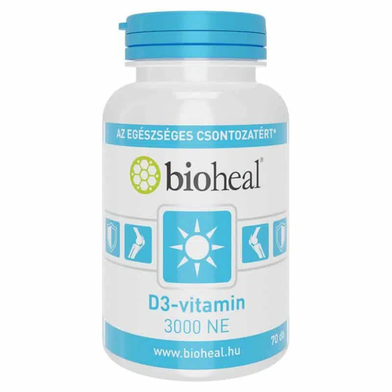 Bioheal D3-vitamin 3000NE kapszula - 70db 1 Bioheal D3-vitamin 3000NE kapszula - 70db