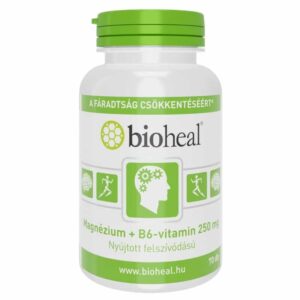 Bioheal Magnézium + B6-vitamin szerves, nyújtott felszívódású filmtabletta - 70db