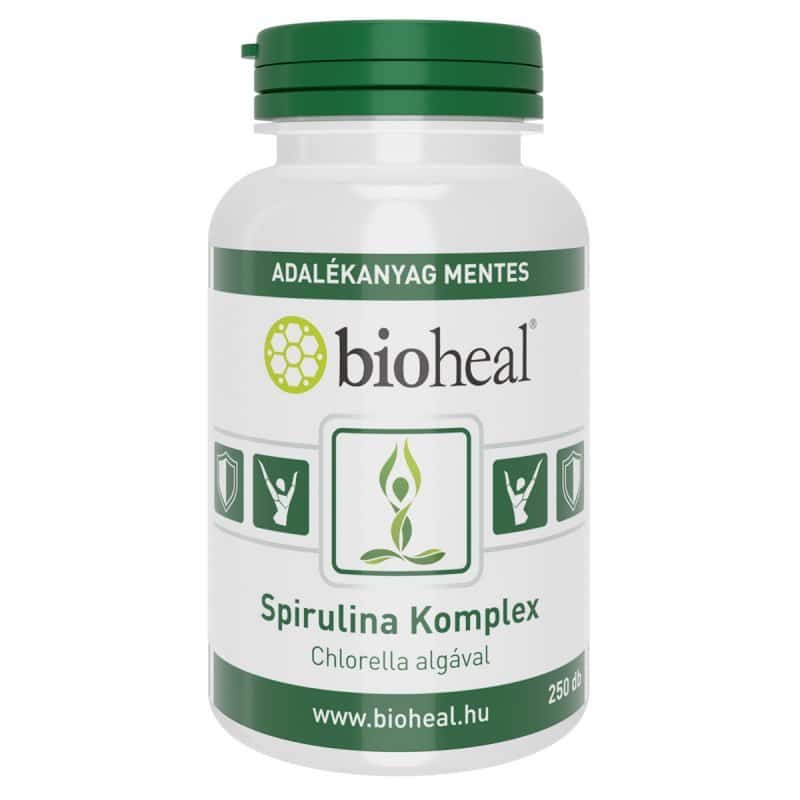 Bioheal Spirulina Komplex tabletta - 250db 1 Bioheal Spirulina Komplex tabletta - 250db