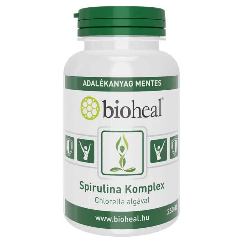 Bioheal Spirulina Komplex tabletta - 250db 1 Bioheal Spirulina Komplex tabletta - 250db