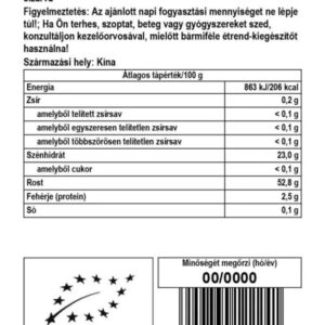 Biomenü Bio Chaga gombapor - 100g - Image 2