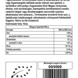 Biomenü Bio Szibériai Ginseng (ginzeng) por - 60g 3 Biomenü Bio Szibériai Ginseng (ginzeng) por - 60g - Image 2