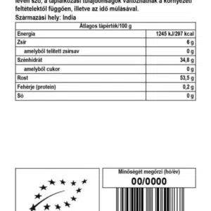 Biomenü Bio Útifűmaghéj - 125g 3 Biomenü Bio Útifűmaghéj - 125g - Image 2
