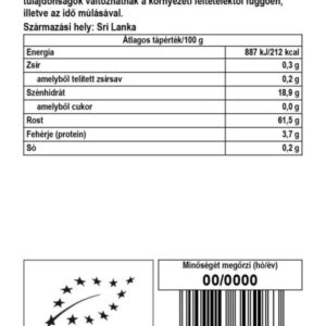 BioMenü Bio Őrölt ceyloni fahéj - 250g 3 BioMenü Bio Őrölt ceyloni fahéj - 250g - Image 2