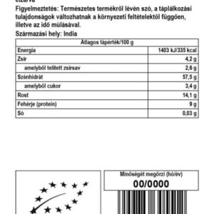 Biomenü Bio őrölt gyömbér - 60g 3 Biomenü Bio őrölt gyömbér - 60g - Image 2