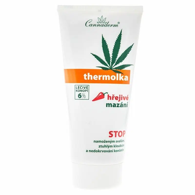 Cannaderm Thermolka Orvosi kender tartalmú fájdalomcsillapító krém - 200ml 1 Cannaderm Thermolka Orvosi kender tartalmú fájdalomcsillapító krém - 200ml