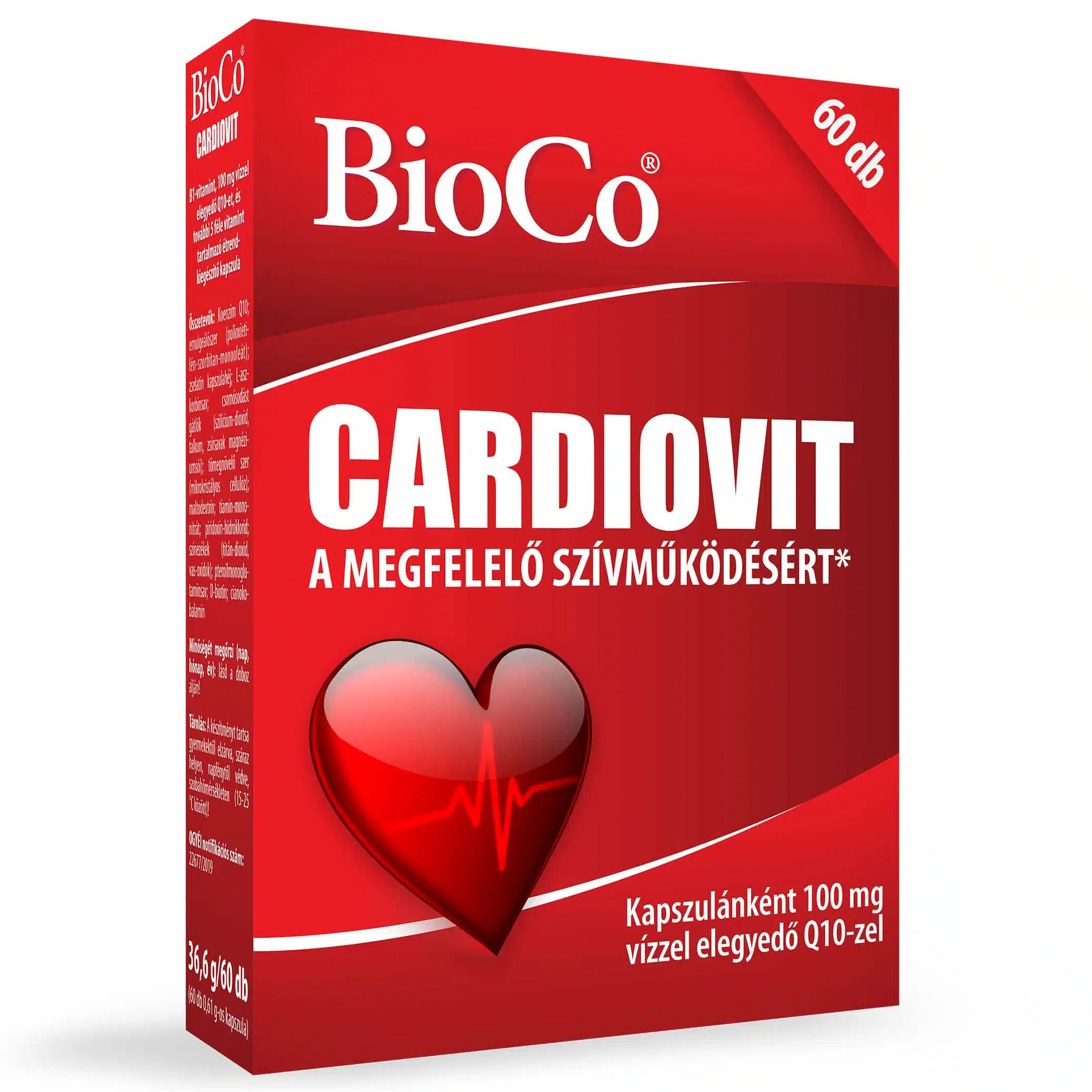 BioCo Cardiovit 100mg Q10 kapszula - 60db 1 BioCo Cardiovit kapszula - 60db