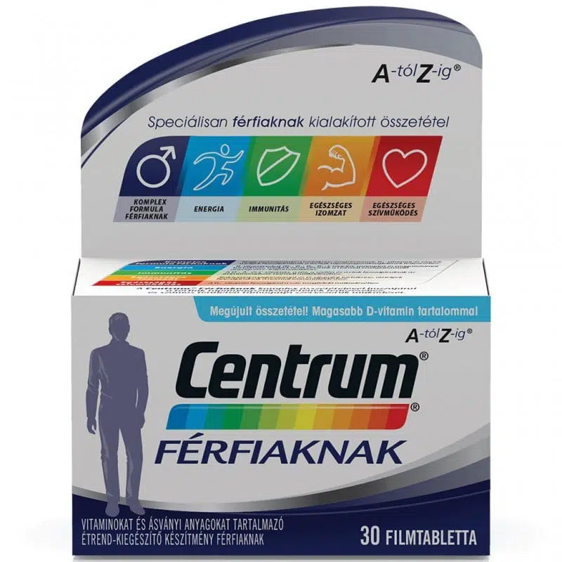 Centrum Férfiaknak A-Z-ig filmtabletta - 30db 1 Centrum Férfiaknak A-Z-ig filmtabletta - 30db