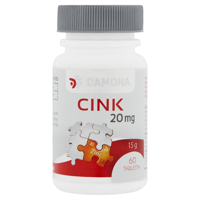 Damona cink tabletta - 60db 1 Damona cink tabletta - 60db