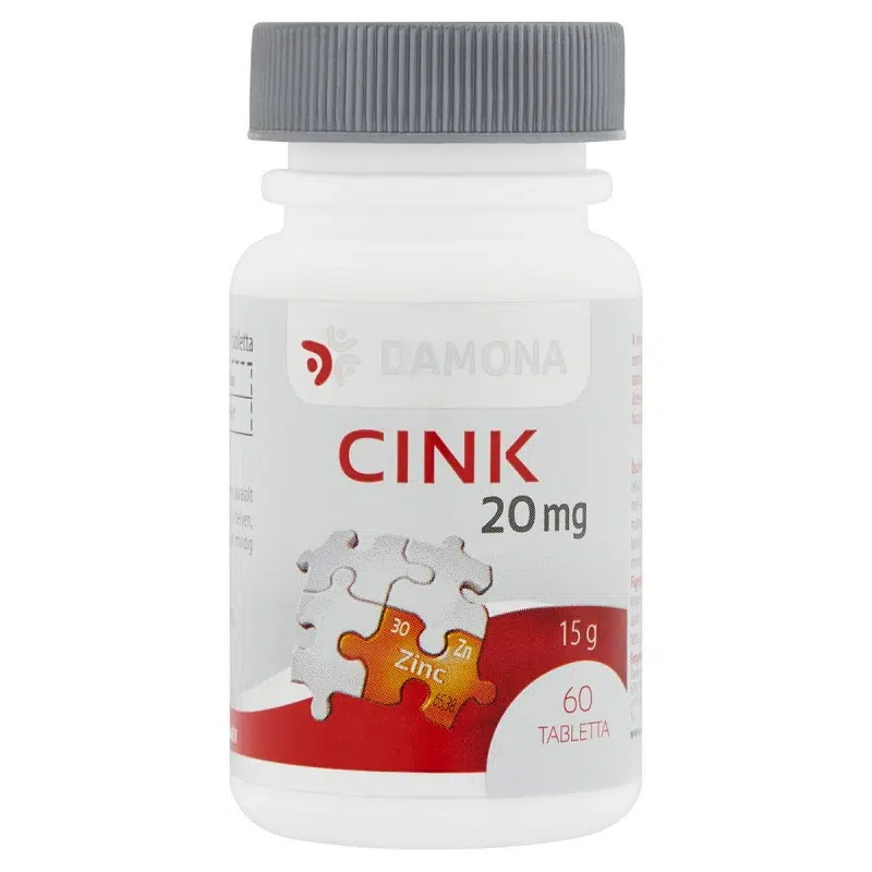 Damona cink tabletta - 60db 1 Damona cink tabletta - 60db