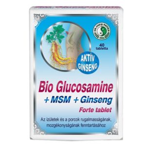 Dr. Chen Bio Glucosamine + MSM + Ginseng Forte tabletta - 40db