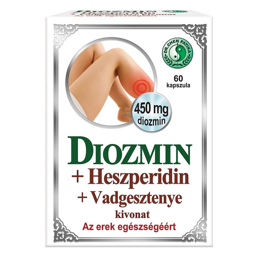 Dr. Chen Diozmin + Heszperidin + Vadgesztenye kapszula - 60db 1 Dr. Chen Diozmin + Heszperidin + Vadgesztenye kapszula - 60db