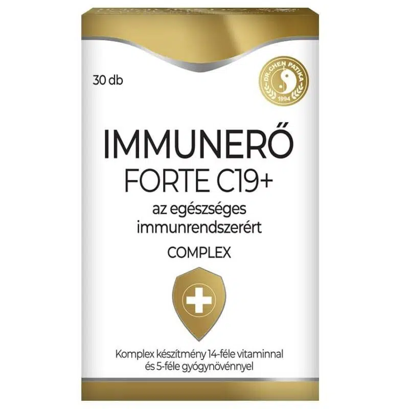 Dr. Chen Immunerő Forte C19+ tabletta - 30db 1 Dr. Chen Immunerő Forte C19+ tabletta - 30db