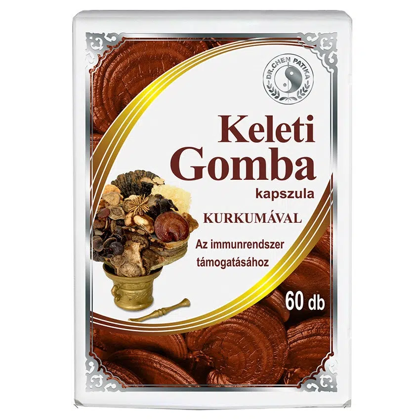 Dr. Chen Keleti Gomba Kurkumával kapszula - 60db 1 Dr. Chen Keleti Gomba Kurkumával kapszula - 60db