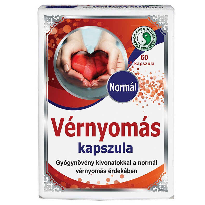 Dr. Chen Normál Vérnyomás kapszula - 60db 1 Dr. Chen Normál Vérnyomás kapszula - 60db