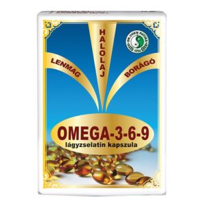 Dr. Chen Omega-3-6-9 lágyzselatin kapszula - 30db