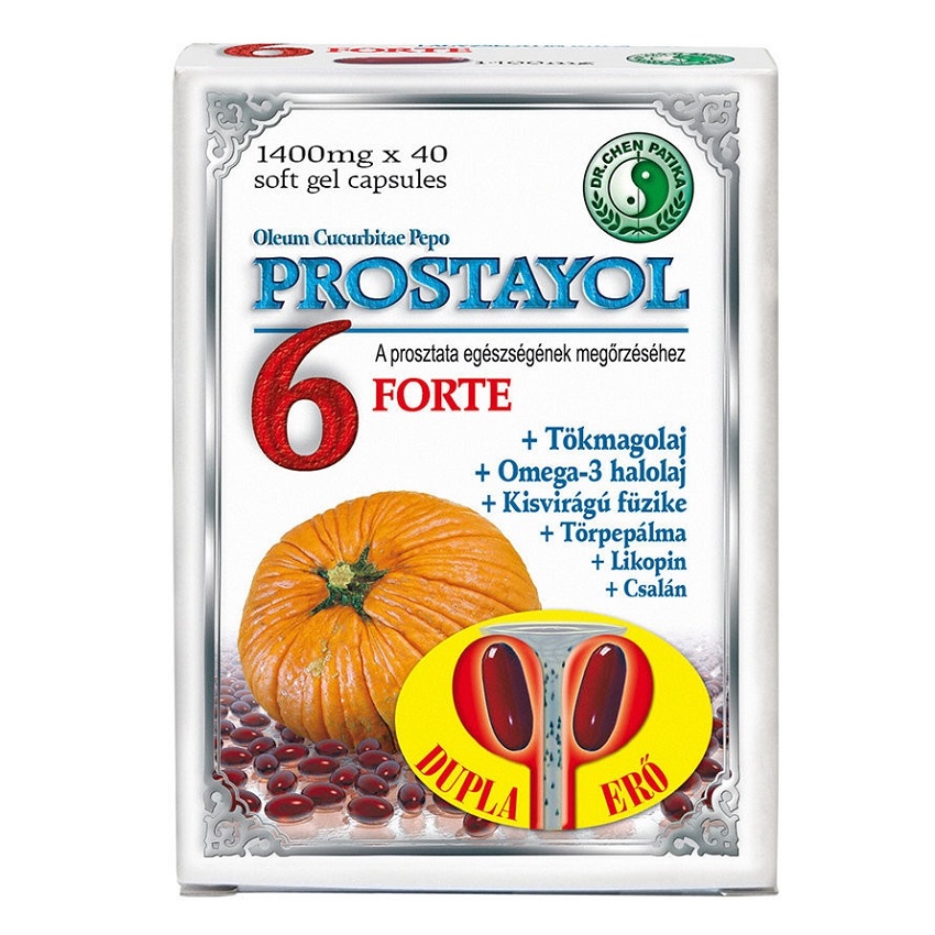 Dr. Chen Prostayol 6 Forte kapszula - 40db 1 Dr. Chen Prostayol 6 Forte kapszula - 40db