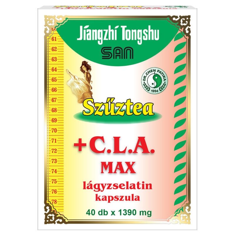 Dr. Chen Szűztea CLA Max kapszula - 40db 1 Dr. Chen szűztea + C.L.A. kapszula - 40db