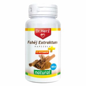 Dr. Herz fahéj extraktum + C vitamin kapszula - 90db